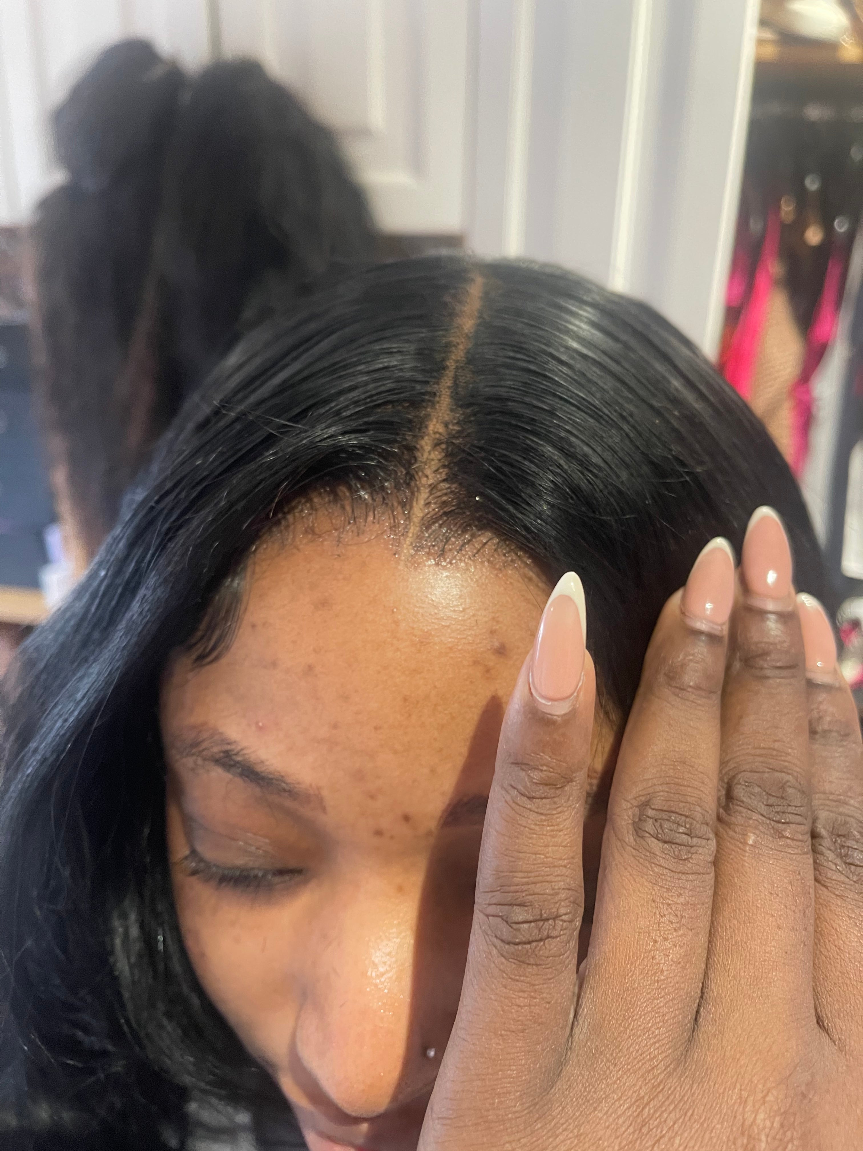 Lace frontal up close best sale