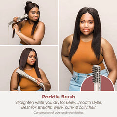 Powerful, fast drying meets versatile multi-styling. With a single twist, Shark FlexStyle rotates between a powerful hair dryer and a 5-in-1 styling wand. 
Transform your routine. Flex your style.


Curl, Straighten, Volumise, Smooth and Define with 5 sty